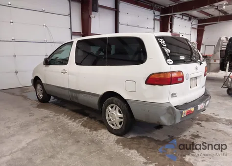 2000 Toyota Sienna Ce из США, поврежденный, VIN 4T3GF19C9YU245399